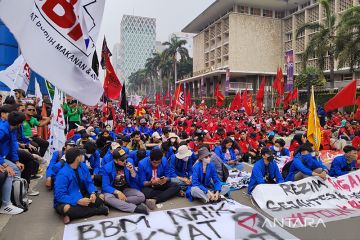 Ribuan personel dikerahkan untuk amankan unjuk rasa