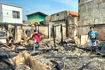 Kebakaran di Taman Sari disebabkan warga yang bakar sampah