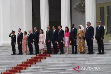 Presiden Jokowi terima surat kepercayaan delapan dubes negara sahabat
