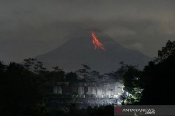 Merapi mengalami 100 kejadian gempa internal per hari selama Agustus