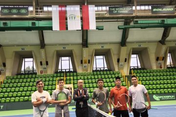 Tim Davis Cup Indonesia tantang Polandia di babak pertama Grup II