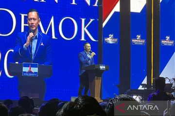 AHY harap tren positif elektabilias Demokrat jadi semangat kader