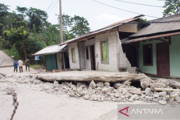 Bencana pergeseran tanah di Bojongkoneng Bogor