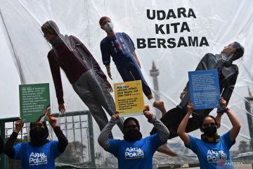 Aksi tuntut udara bersih di Jakarta