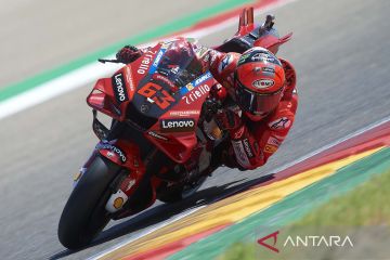 Francesco Bagnaia start terdepan pada balapan MotoGP Aragon 2022