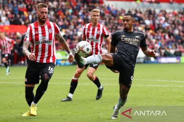 Liga Inggris : Arsenal pimpin puncak klasemen usai bungkam Brentford