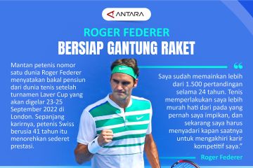 Roger Federer bersiap gantung raket