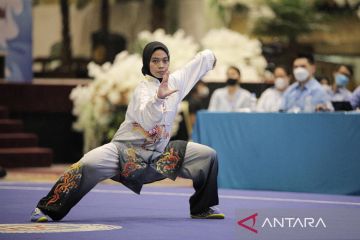 Kejurnas wushu Piala Presiden 2002 diikuti 245 atlet dari 21 provinsi