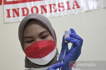 Sebanyak 62,97 juta penduduk Indonesia telah divaksin COVID-19 penguat