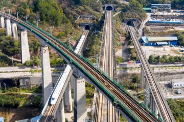 Gui'an, Guiyang telah menjadi pusat kereta api berkecepatan tinggi