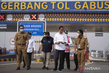 Presiden resmikan Tol Cibitung-Cilincing dan Tol Serpong-Balaraja