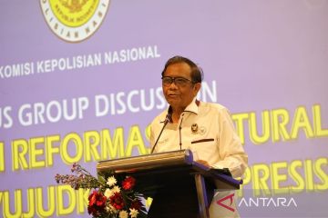 Mahfud MD dorong Polri lakukan reformasi kultural