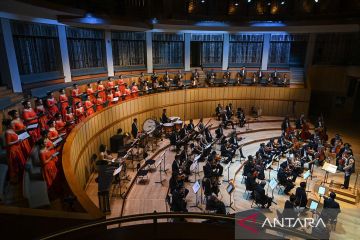 Konser vibes of nusantara di Esplanade concert hall Singapura