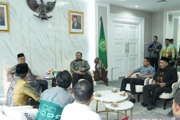 Gubernur Kalsel laporkan kesiapan gelar MTQ nasional kepada Menag RI