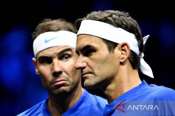Nadal mengaku sangat emosional pada pertandingan terakhir Federer
