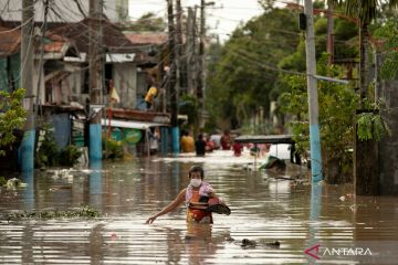 Banjir bawaan badai topan Noru di Filipina