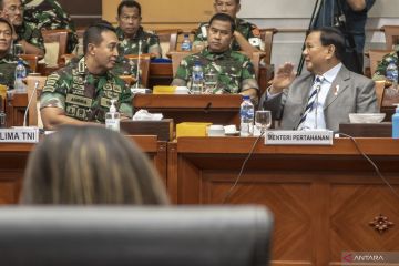 Prabowo berterima kasih kepada DPR dukung anggaran Kemhan