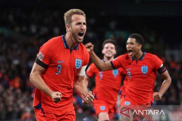 Inggris bermain imbang 3-3 lawan Jerman