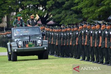 Upacara penutupan pendidikan tamtama TNI AD