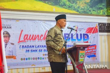 Sebanyak 28 SMK Negeri di Sumbar resmi jadi BLUD