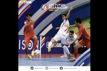 Indonesia kalah 0-5 dari Iran di Piala Asia Futsal 2022