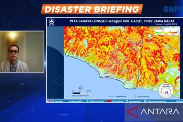 BNPB: Tanah longsor di Kabupaten Garut lebih tinggi dari banjir