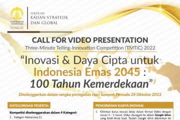 UI selenggarakan kompetisi video inovasi 2022