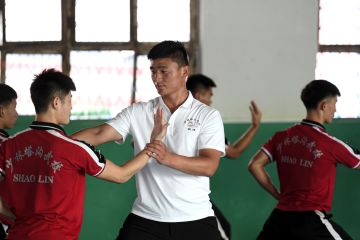 Menilik upaya Li Yinggang mewariskan seni bela diri China