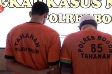 Dua orang ditangkap Polres Bogor karena tanam ganja di halaman rumah