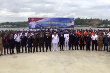 Gubernur Sultra minta Lanal Kendari jaga kedaulatan maritim