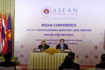 Pertemuan Para Menteri Ekonomi ASEAN ke-54 ditutup di Kamboja