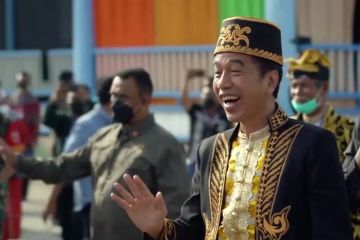 Presiden Jokowi dianugerahi gelar kehormatan adat Kesultanan Buton