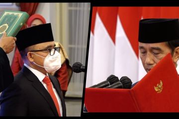 Presiden Jokowi lantik Azwar Anas sebagai MenPAN-RB