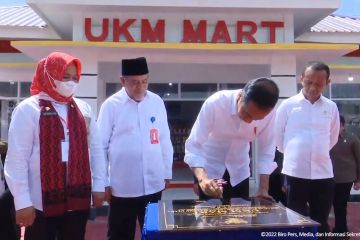 Presiden resmikan UKM Mart di Sofifi Maluku Utara