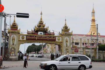 Proyek keamanan yang dibantu China di Pagoda Botataung Myanmar rampung