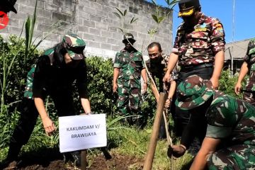 Sinergi GM FKPPI dan TNI menanam pohon untuk menjaga alam