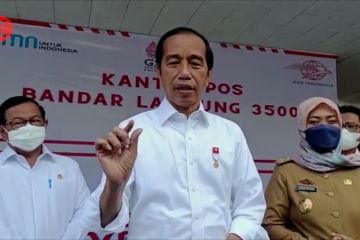 Jokowi tinjau penyaluran BLT BBM di Bandarlampung