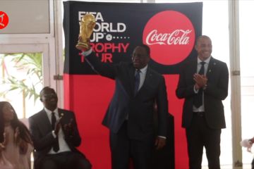 Trofi Piala Dunia FIFA tiba di Senegal