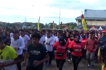 Fun Run, upaya Lanal Kendari satukan berbagai komunitas olahraga