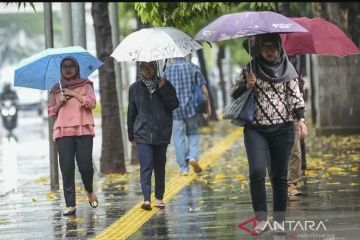 Sabtu, Jakarta diprediksi hujan siang-sore