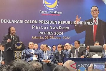 Surya Paloh: PKS dan Demokrat akan menyatu soal Anies sebagai capres