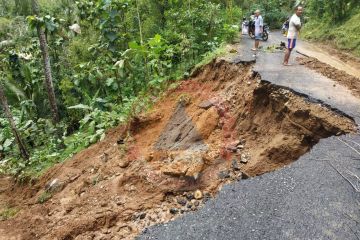 Puluhan rumah di Pacitan rusak diterjang longsor