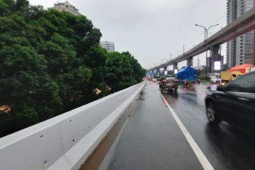 Hutama Karya sebut genangan air di Tol JORR-S telah surut