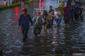 Banjir rendam Kemang Raya Jakarta