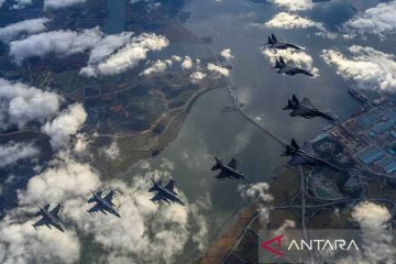 Jet tempur Korea Selatan - AS latihan pengeboman