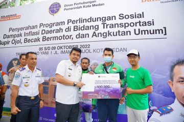 Wali Kota Medan berikan subsidi Rp600 ribu bagi ojol dan betor