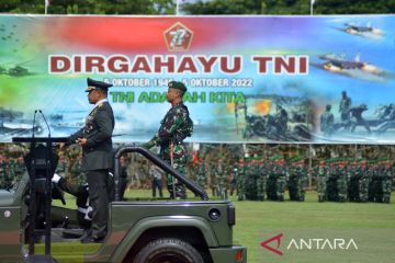 Upacara HUT TNI di Aceh