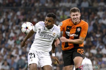 Real Madrid atasi perlawanan Shakhtar Donetsk dengan skor tipis 2-1