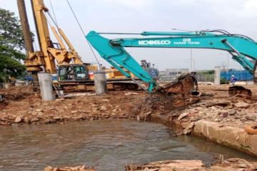 PUPR lakukan konstruksi penanganan banjir Tol Pondok Aren-Serpong