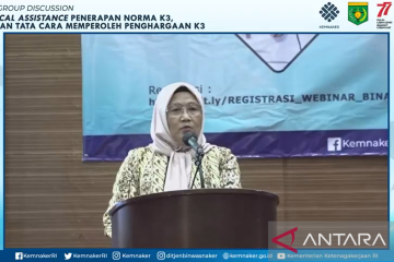 Kemenaker: Penerapan K3 kebutuhan untuk raih produktivitas